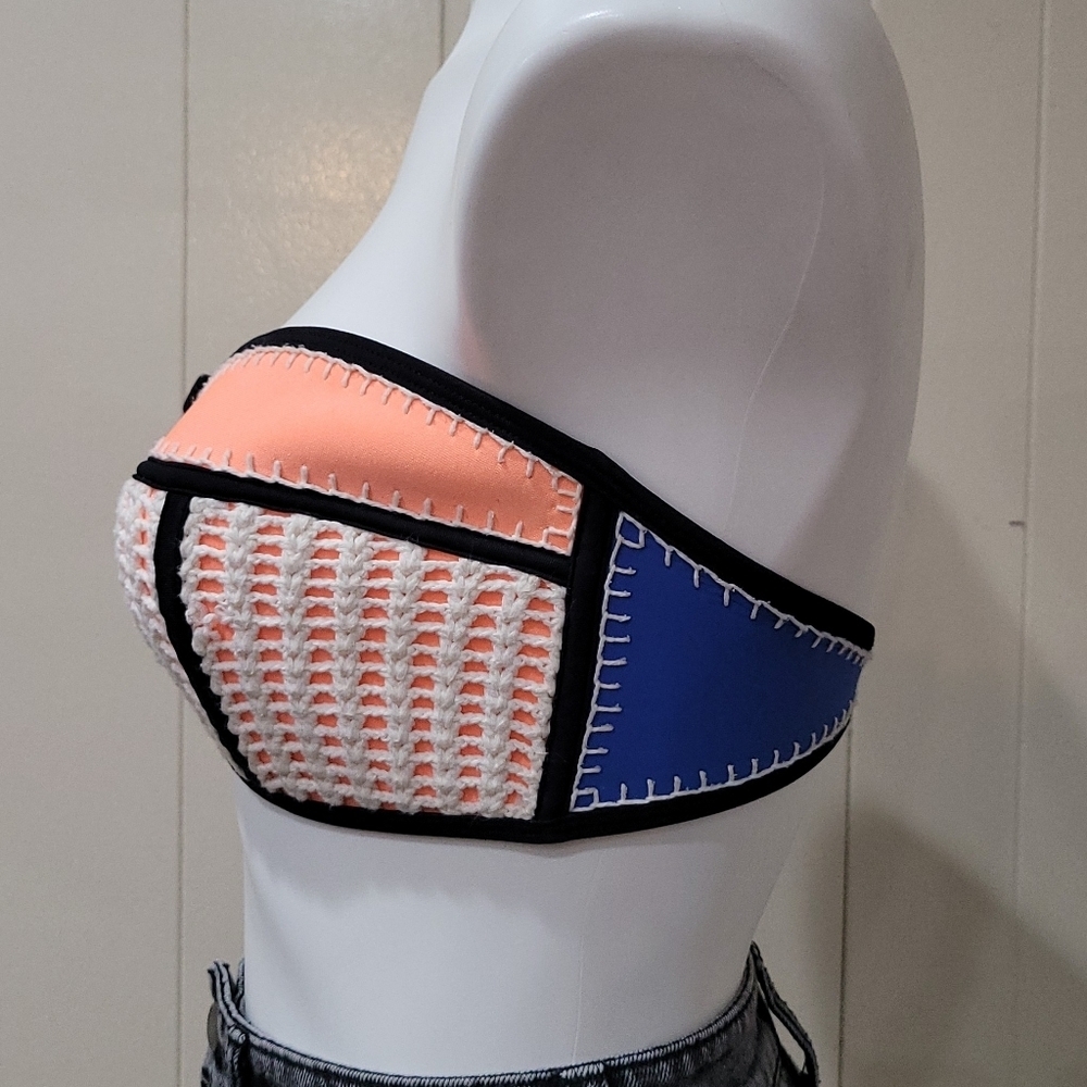 Triangl Color Block Strapless Zip Front Bikini To… - image 6